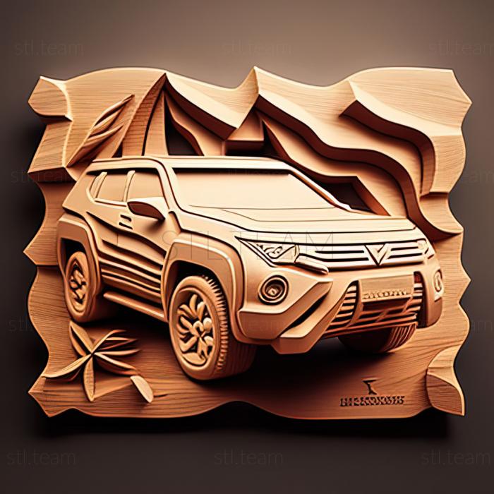 3D model Mitsubishi Pajero Sport (STL)